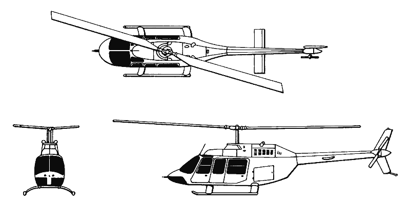 вертолет Bell 206L Long Ranger